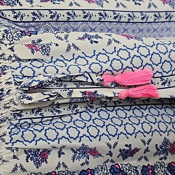 Blue and White Jumpsuit - Picture 5 of 9